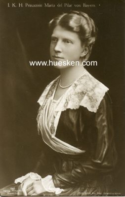 PHOTO-POSTKARTE I.K.H. Prinzessin del Pilar von Bayern