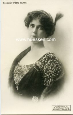 PHOTO-POSTKARTE Prinzessin Orléans Bourbon