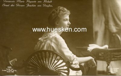 PHOTO-POSTKARTE Prinzessin Marie Auguste von Anhalt,...