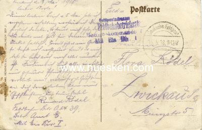 Photo 2 : FARB-FELDPOSTKARTE 'Im Stahlhelm' nach Anton Hoffmann...