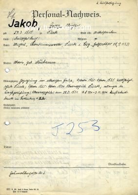 Foto 2 : JAKOB, Georg. Oberstleutnant der Luftwaffe, Kommodore...