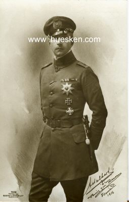 PHOTO 'Adalbert Prinz von Preussen Flandern 1916'