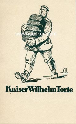 POSTKARTE 'Kaiser Wilhelm Torte'