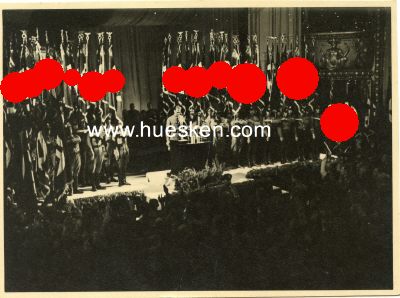 HOFFMANN-PHOTO 8x11cm vom Reichsparteitag 1936: Rudolf...