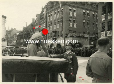 HOFFMANN-PHOTO 8x11cm vom Reichsparteitag 1936: Adolf...