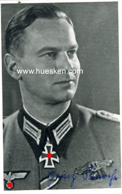 KNOCHE, Heinz. Oberstleutnant des Heeres, Führer...