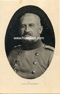 PHOTO-PORTRÄTPOSTKARTE General von Linsingen