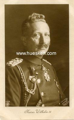 PHOTO-PORTRÄTPOSTKARTE Kaiser Wilhelm II.
