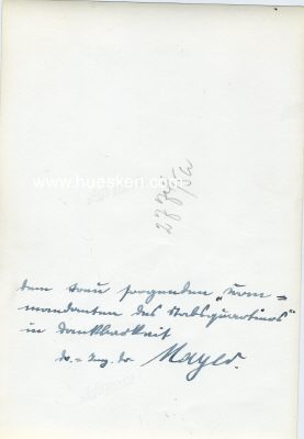 Photo 2 : MAYER, Dr. Dr. Ing. Johannes. General der Infanterie,...
