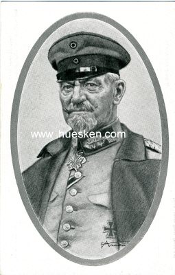 PORTRÄT-POSTKARTE General von Gallwitz....