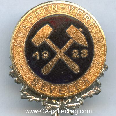 SEVELEN. Ehrenzeichen des Knappenverein Sevelen 1923....
