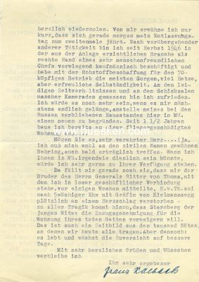 Foto 2 : KOLBECK, Franz. Oberstleutnant des Heeres im...