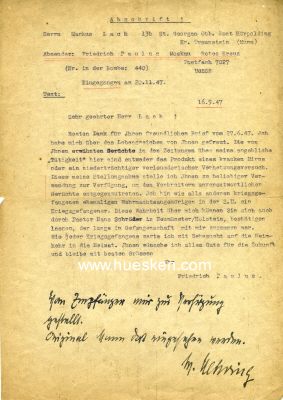 Photo 2 : NEHRING, Walther-Kurt. General der Panzertruppe,...