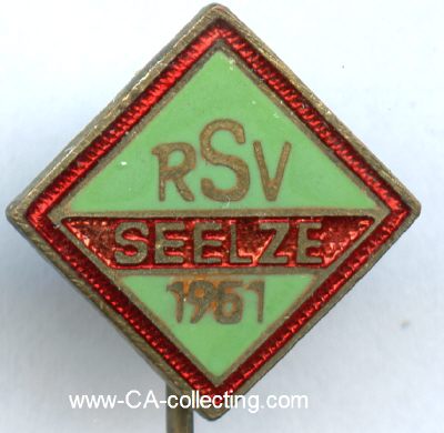 SEELZE. Abzeichen des Rasensportverein (RSV) Seelze 1951....
