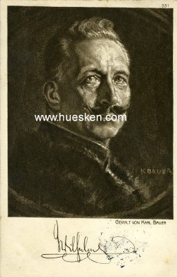 POSTKARTE Wilhelm II. Spendenkarte für die...