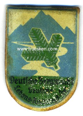 SPENDENABZEICHEN UM 1935 'Deutsche Bergwacht - Deutsche...