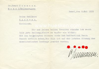 Photo 2 : NEUMANN, Dr. Ernst. Führer der NS.-Volksgemeinschaft...