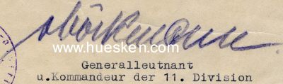 BÖCKMANN, Herbert von. General der Infanterie,...