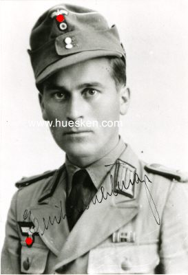 SCHEIBMAYR, Erich. Oberleutnant des Heeres, deutscher...