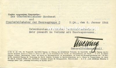 Foto 2 : KESSELRING, Albert. Generalfeldmarschall der Luftwaffe,...