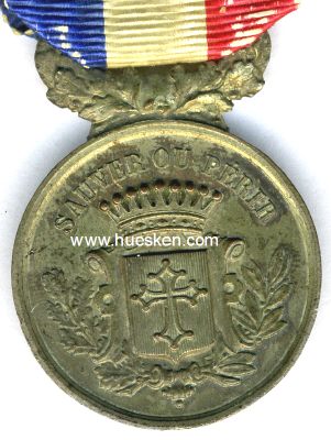 SAUVETEURS DE L´HÈRAULT. Silberne Medaille,...