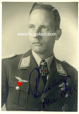 RETTBERG, Ralph von. Oberst der Luftwaffe, Jagd- und...
