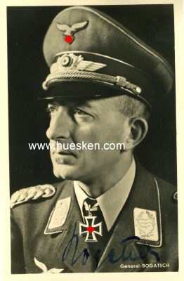 BOGATSCH, Rudolf. General der Flieger, Kommandant...