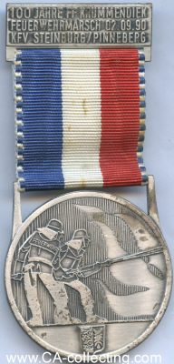 FREIWILLIGE FEUERWEHR KRUMMENDIEK. Medaille 1990....