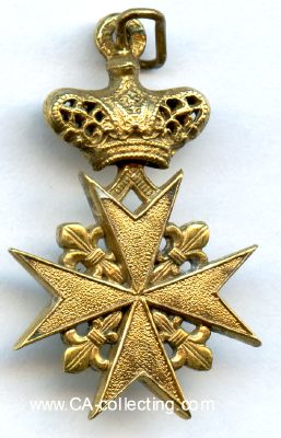 Foto 2 : JOHANNITER-ORDEN. Kreuz der Kommandeure. Vergoldet und...