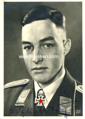 HUY, Wolf-Dietrich. Hauptmann der Luftwaffe, Jagdflieger...