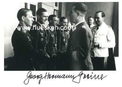 GREINER, Georg Hermann. Hauptmann der Luftwaffe im...