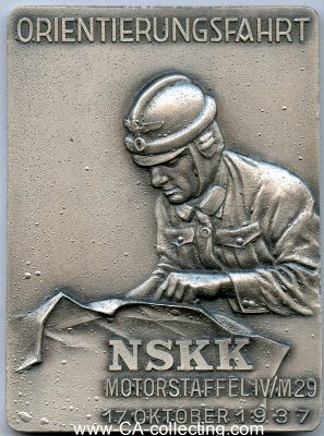 NSKK-PLAKETTE 1937 der NSKK-Motorstaffel IV/M29 zur...