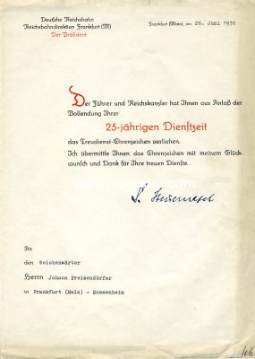 Photo 2 : STEUERNAGEL, Dr.-Ing. Karl. Reichsbahndirektor,...