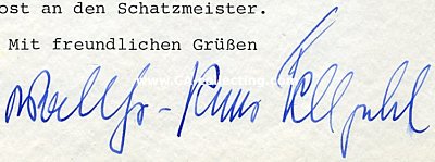 FELLGIEBEL, Walther-Peer. Oberleutnant des Heeres aus der...