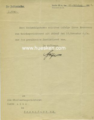 Foto 2 : HÖLSCHER, Heinrich. Staatssekretär im...