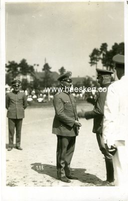 LUTZ, OSWALD. Photo 14x9cm um 1934 als General, im...