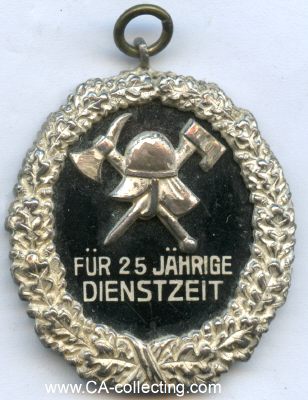 Foto 3 : FEUERWEHR-EHRENZEICHEN 1922 des Preußischen...