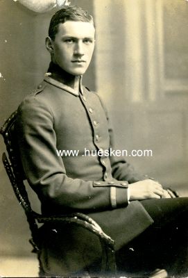 PHOTO 8x12cm: Leutnant Kolliboorg. Rückseitig...