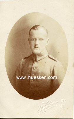 PHOTO 14x9cm: Feldgrauer Unuteroffizier, Juli 1917.