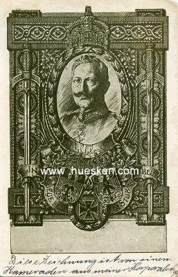 POSTKARTE 'Kaiser Wilhelm II.'....