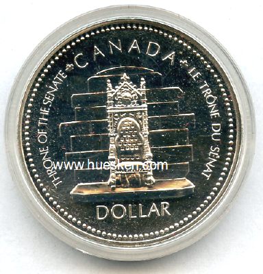 CANADA - 1 SILBER DOLLAR 1977 Königin Elisabeth II....