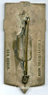 Foto 2 : POTSDAM-ABZEICHEN SILBER 1932. Bronze versilbert 48x24mm...
