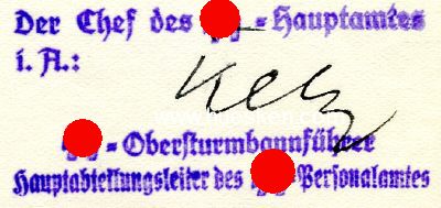 KELZ, Dr. Günther. SS-Brigadeführer,...
