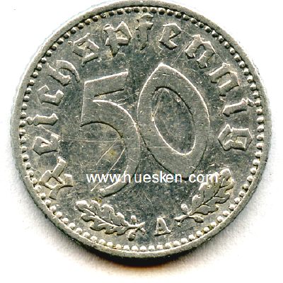 DEUTSCHES REICH. 50 Reichspfennig 1941 A. Aluminium, ss.