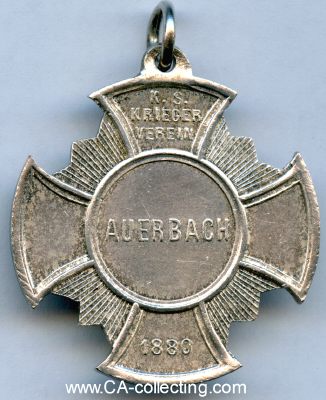 Foto 2 : AUERBACH. Kreuz des Kgl. Sächs. Kriegerverein...