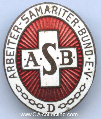 ARBEITER-SAMARITER-BUND ASB Mitgliedsabzeichen 2. Form um...