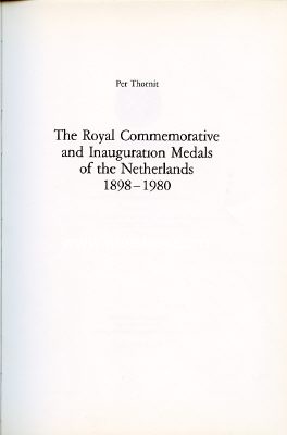 THE ROYAL COMMEMORATIVE AND INAUGURATION MEDAL OF THE...