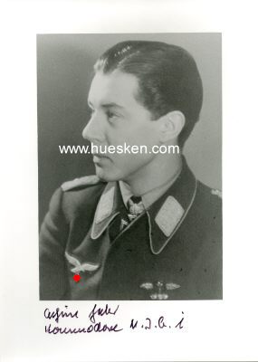 JABS, Hans-Joachim. Oberstleutnant der Luftwaffe,...