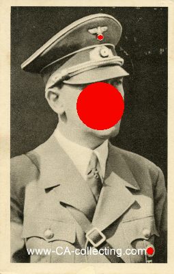 PHOTO-PORTRÄT-POSTKARTE Adolf Hitler. Mit...