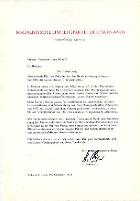 Photo 2 : ZIEGNER, Heinz. SED-Politiker, 1. Sekretär der...